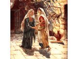 Mary goes to see Elizabeth - by William Hole